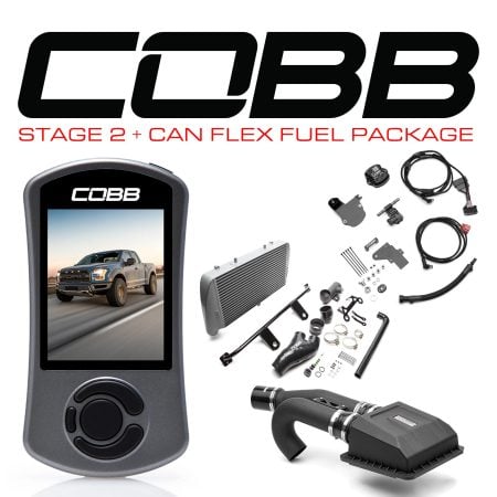 COBB Tuning Stage 2 CAN Flex Fuel Power Package Silver for P552 Ford F-150 Raptor [FOR0050020SL-FF]