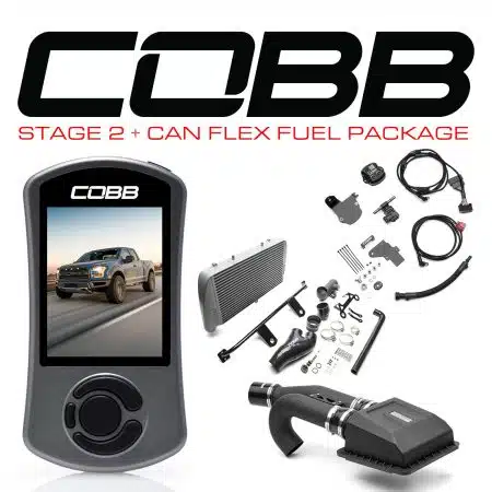 COBB Tuning Stage 2 CAN Flex Fuel Power Package Silver with TCM Flashing for P552 Ford F-150 Raptor [FOR0050020SL-TCM-FF]