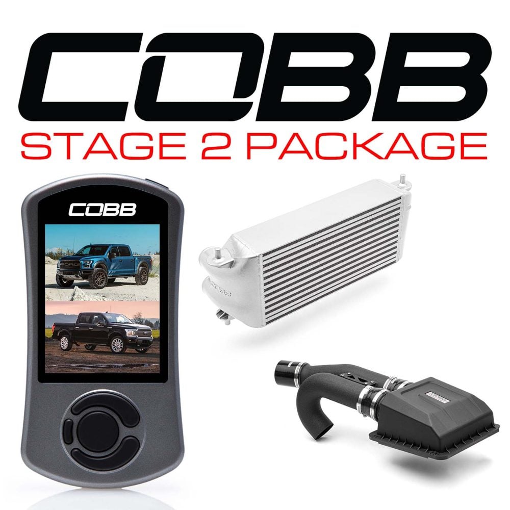 Silver Factory Intercooler Power Package for P552 Ford F-150 Raptor and Limited