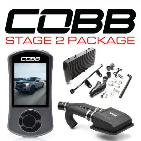 COBB Tuning 3.5L Stage 2 TCM Package with Black FMIC and Intake for P552 Ford F-150 (2017-2019) [FOR0060020BK-TCM]