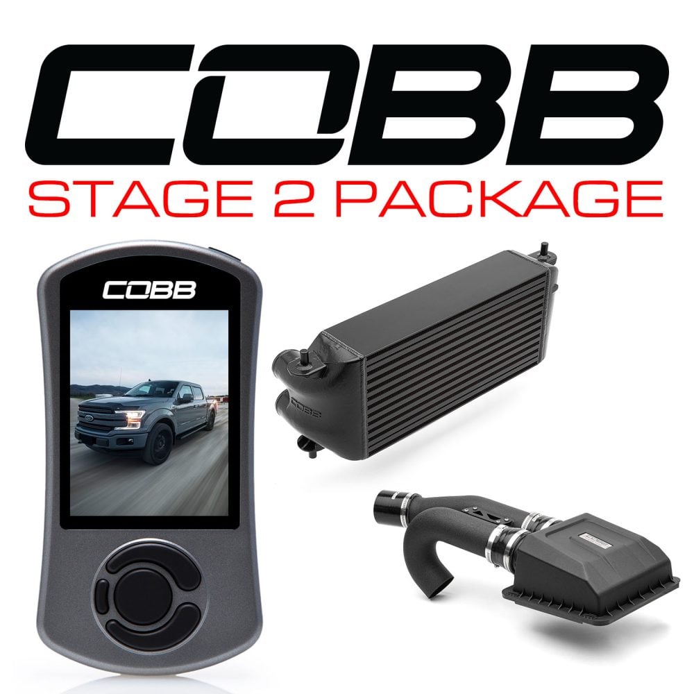 TCM Black Intercooler Power Package for P552 Ford F-150 3.5L EcoBoost