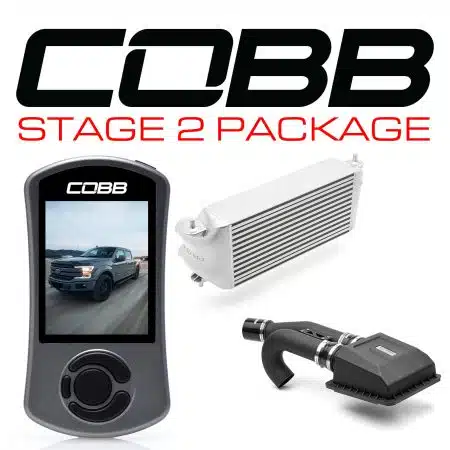 COBB Tuning 3.5L Stage 2 Silver Factory Intercooler TCM Package with Intake for P552 Ford F-150 (2017-2019) [FOR0060S20SL-TCM]