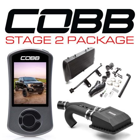 COBB Tuning 3.5L Stage 2 Power Package with Black FMIC and Intake for P552 Ford F-150 (2020) [FOR0070020BK]