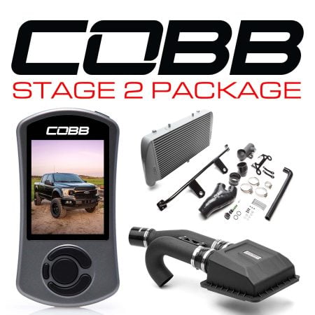COBB Tuning 3.5L Stage 2 Power Package with Silver FMIC and Intake for P552 Ford F-150 (2020) [FOR0070020SL]