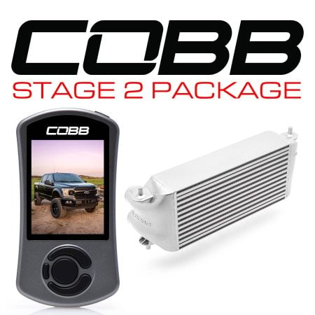 COBB Tuning 3.5L Silver Factory Location Intercooler Stage 2 No Intake Kit for P552 Ford F-150 (2020) [FOR0070S20SL-NI]