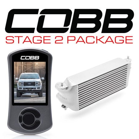 COBB Tuning 2.7L Silver Factory Intercooler Stage 2 Kit for P552 Ford F-150 [FOR0080S20SL-NI]
