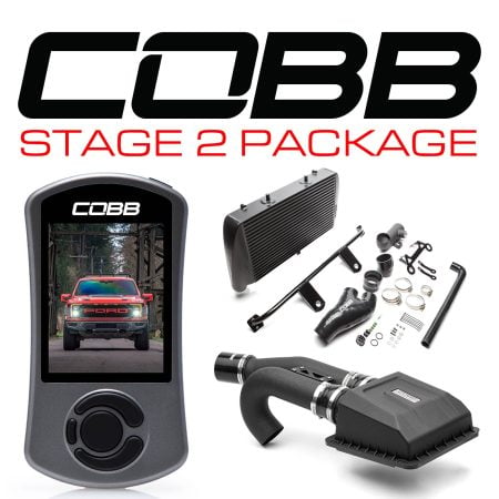 COBB Tuning Stage 2 Black FMIC and HCT Intake Package for P702 Ford F-150 Raptor [FOR0100020BK]