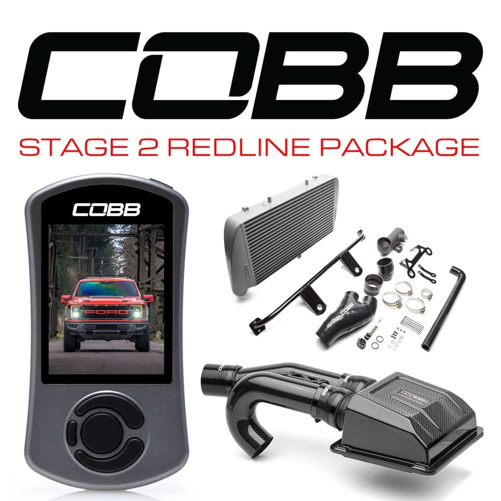 Redline Silver Front Mount Intercooler package for P702 Ford F-150 Raptor