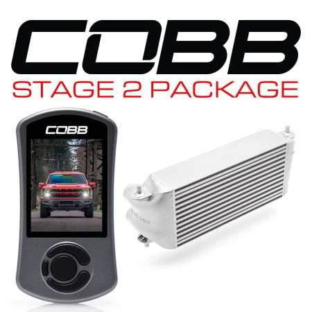 COBB Tuning Stage 2 Silver Factory Location Intercooler Package (No Intake) for P702 Ford F-150 Raptor [FOR0100S20SL-NI]