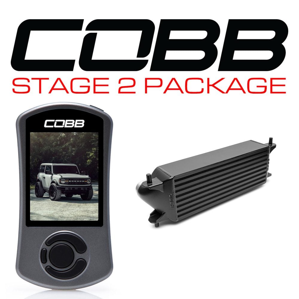 Black FMIC Package for U725 Ford Bronco 2.7L by COBB Tuning