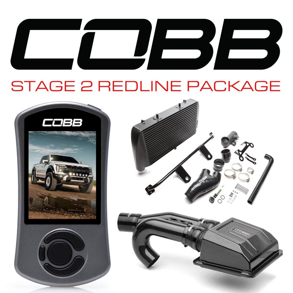 Black Front Mount Redline Package for 2024-2025 P702 Ford F-150 Raptor