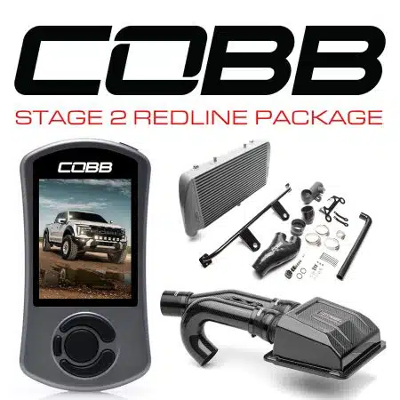 COBB Tuning 2024-2025 Stage 2 Redline Package with Silver FMIC for P702 Ford F-150 Raptor [FOR0160020SL-RED]