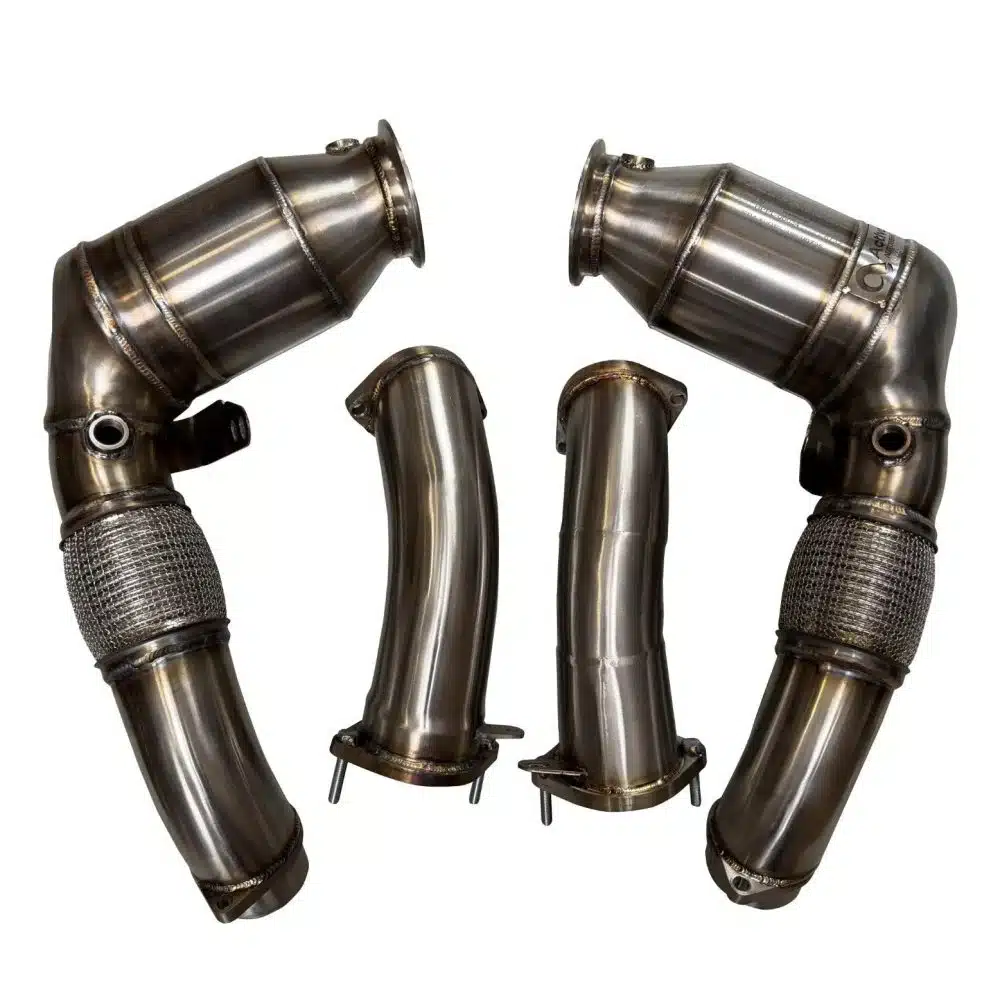 GESI Catted Downpipes for G90 BMW M5 by Active Autowerke