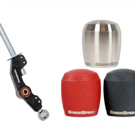 GrimmSpeed Short Shifter and Stubby Shift Knob Bundle for VA, GR / GV, and GD Subaru STI
