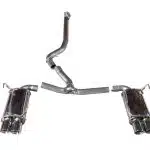 GrimmSpeed Gentleman's Exhaust V2 Non-Resonated Catback for VA Subaru WRX and STI