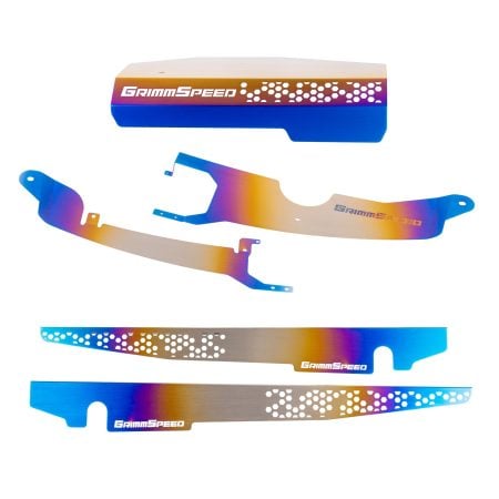 GrimmSpeed Titanium Engine Bay Dress Up Bundle for VB Subaru WRX [GRM.1303.5.Ti]