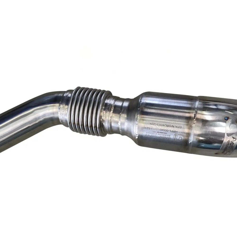 AFlow Catted Downpipe for G16E-GTS Toyota GR Corolla by Active Autowerke