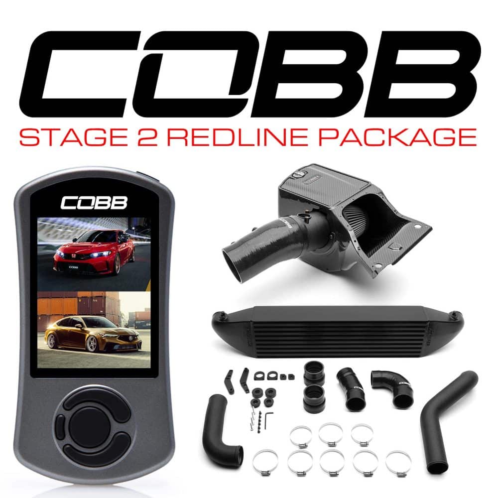 COBB Tuning Stage 2 Redline Carbon Fiber Power Package for FL5 Honda Civic Type R and DE5 Acura Integra Type S