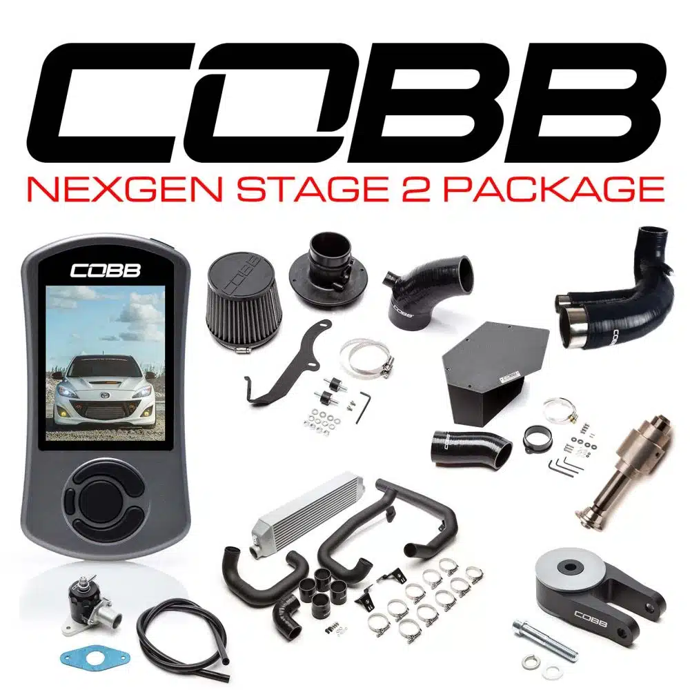 Stage 2 Package for BL Mazda Mazdaspeed3 2010-2013 kit contents