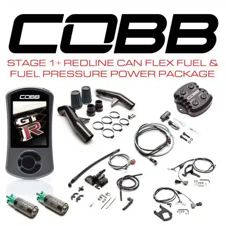 COBB Tuning Stage 1+ CAN Flex Fuel and Fuel Pressure Redline Package NIS-006 with TCM Flashing for R35 Nissan GT-R [NIS006011PCFFFP]