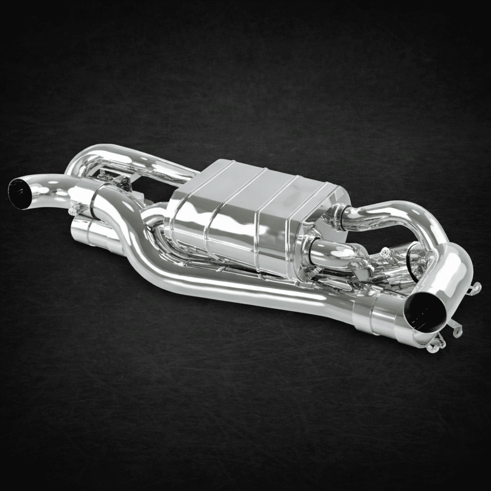 Capristo 992.2 valved exhaust muffler for the 992.2 Porsche 911 Carrera
