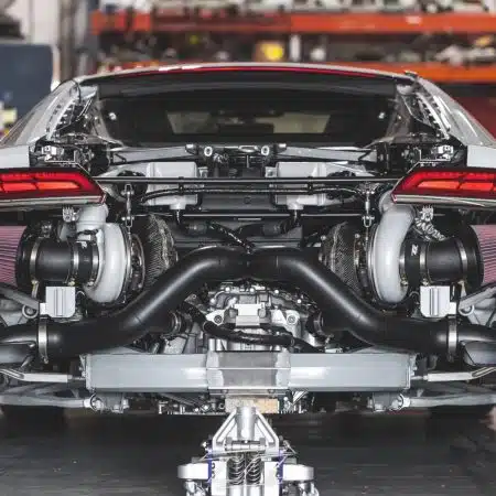 T1 Race Development Formed Stainless Steel Exhaust Tips for 4S Audi R8 (2016-2019)
