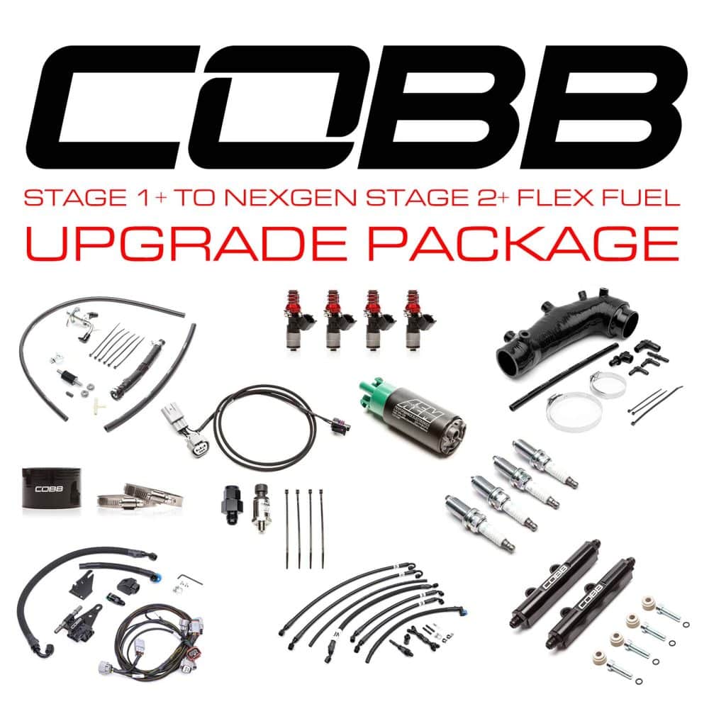 COBB Tuning Stage 1+ to NexGen Stage 2 Flex Fuel Upgrade for 2008-2021 GR / GV / VA Subaru WRX STI