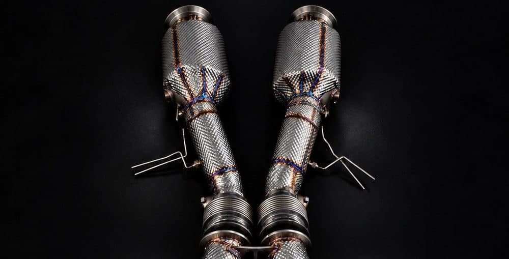 Capristo Temerario sport cat downpipes for the LB634 Lamborghini Temerario