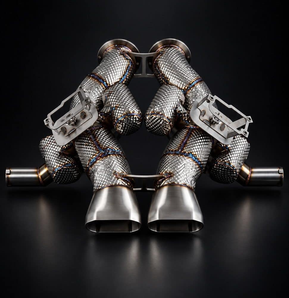 Capristo Temerario valved exhaust for the LB634 Lamborghini Temerario