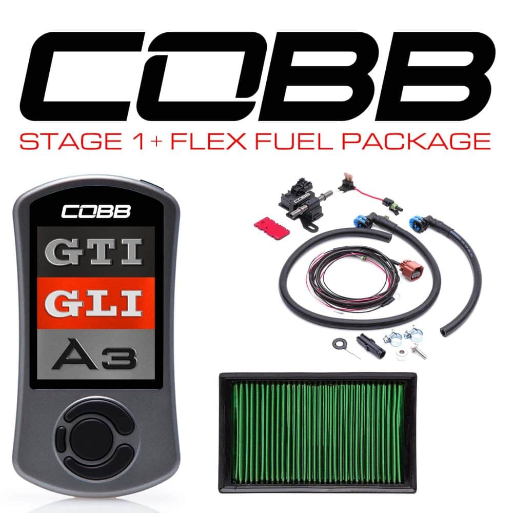 COBB Tuning Stage 1+ Flex Fuel Power Package for MK7 Volkswagen GTI, Jetta GLI and Audi A3