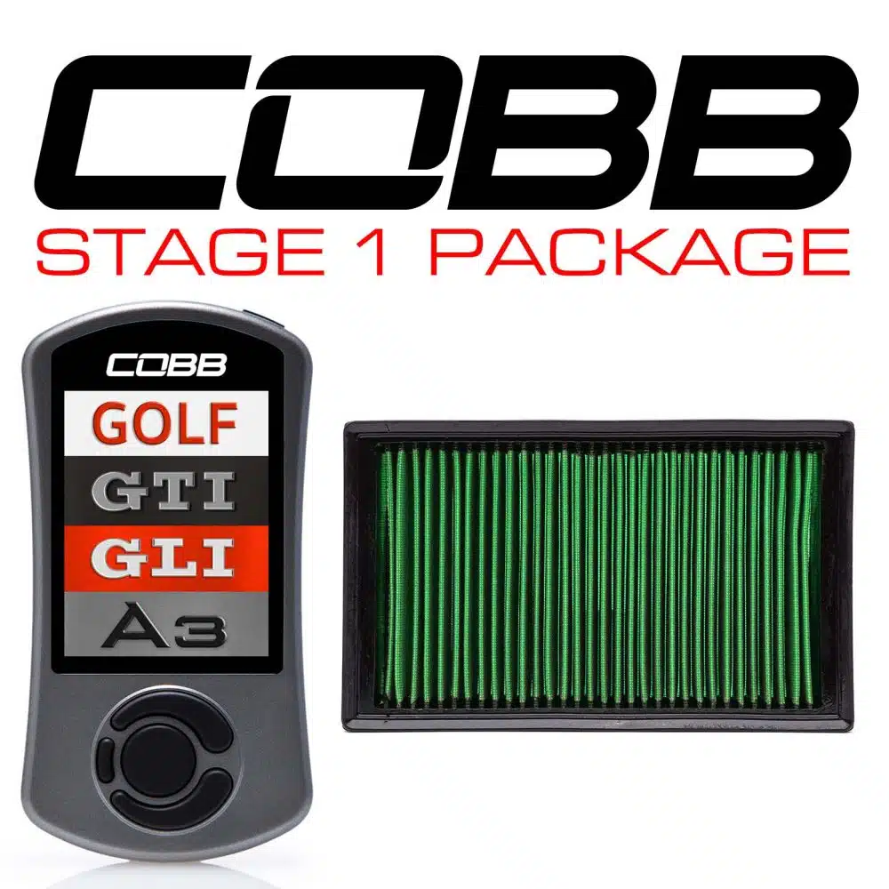 COBB Tuning Stage 1 Power Package for MK7 Volkswagen Golf, GTI, GLI and Audi A3
