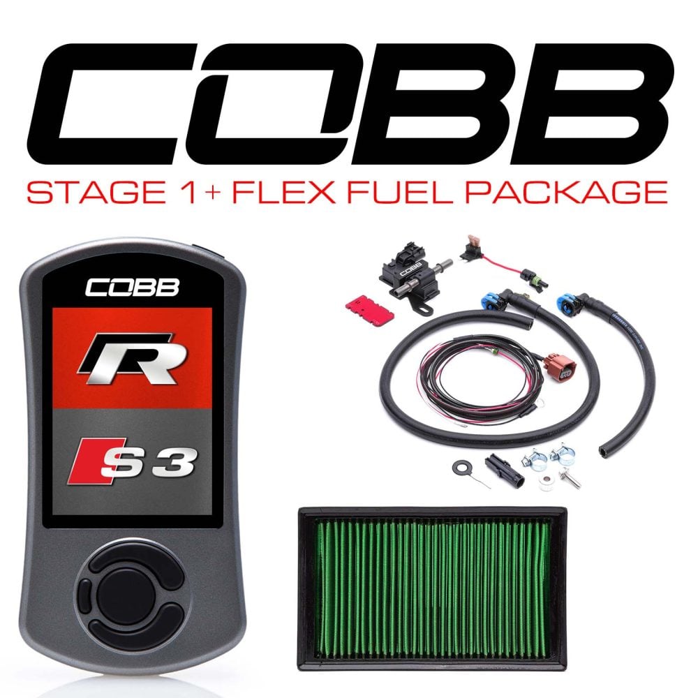 COBB Tuning Stage 1+ Flex Fuel Package for MK7 Volkswagen Golf R and 8V Audi S3