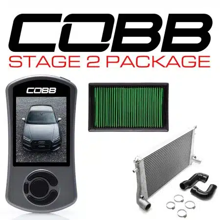 COBB Tuning Stage 2 Power Package with S Tronic Flashing for 8V Audi S3 [VLK0030020-DSG-A]