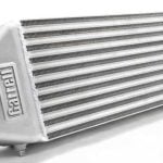 Focus ST Intercooler by Garrett, bar-and-plate core with cast aluminum end tanks