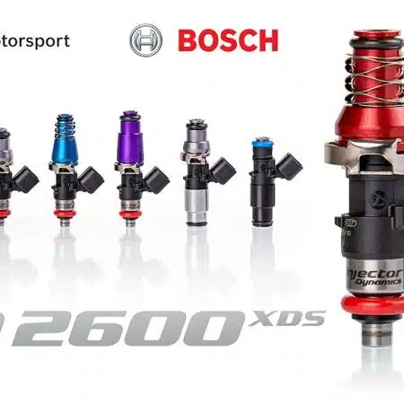 Injector Dynamics ID2600-XDS Fuel Injector Set for Subaru WRX STi Side-Feed Conversion Rail [2600.48.14.11.4]