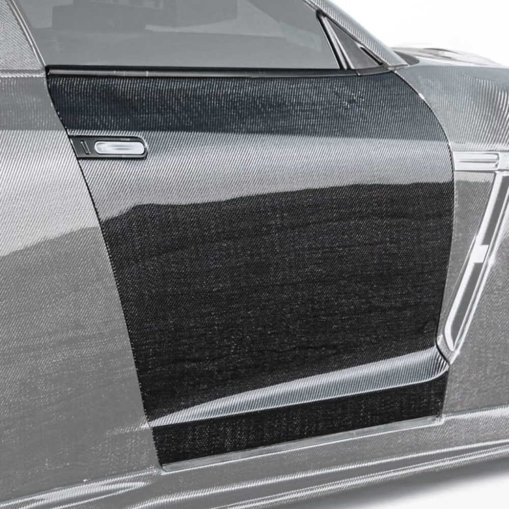 T1 Race Development Carbon Drag Door Skins for R35 Nissan GT-R