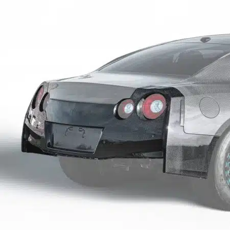 T1 Race Development Carbon Drag Rear Bumper for R35 Nissan GT-R