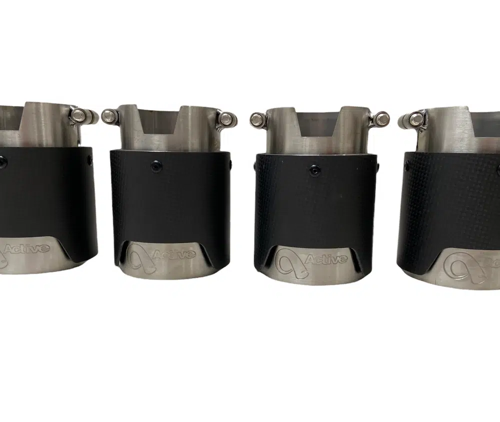 Rear Exhaust Tips for F87 BMW M2 and M2 Competition by Active Autowerke