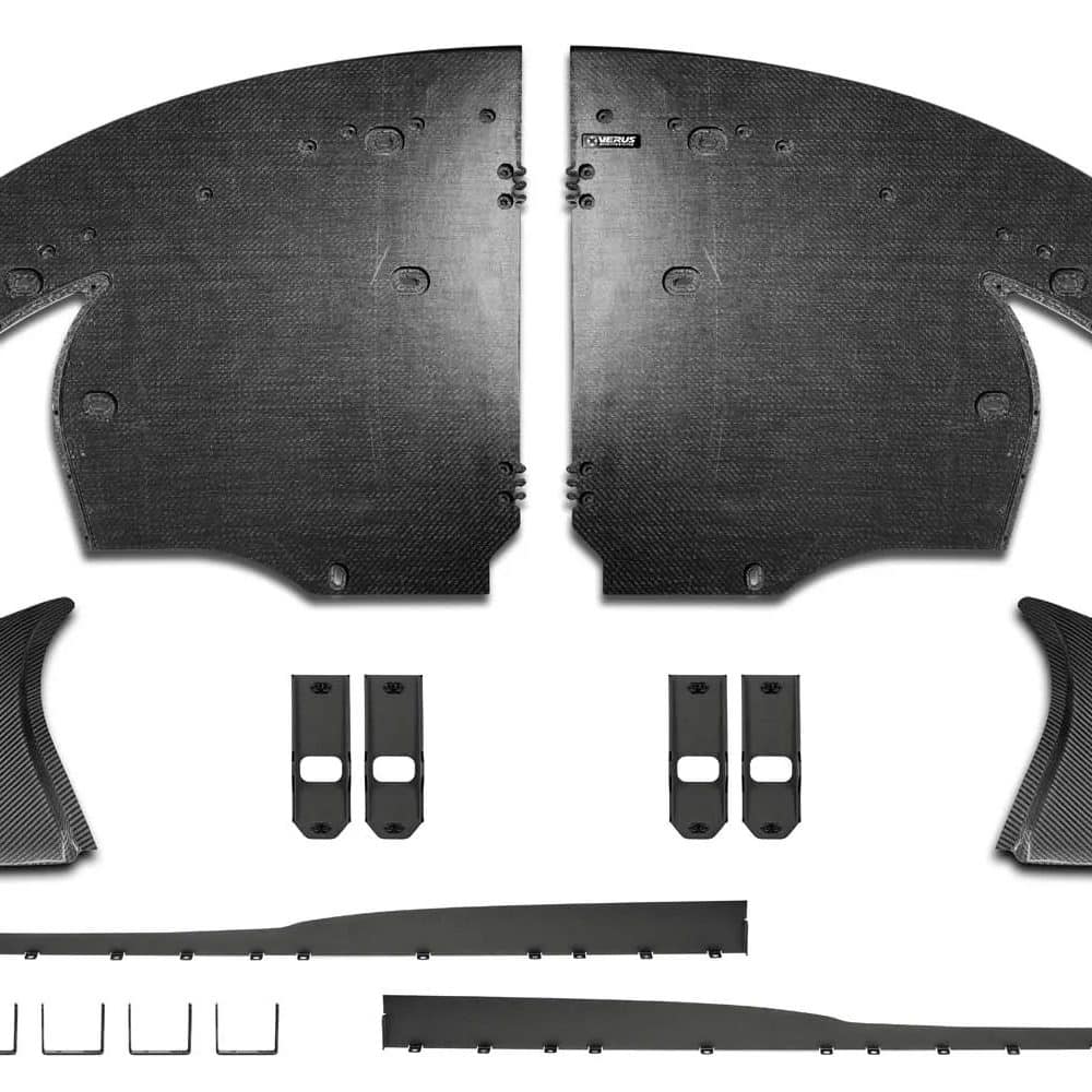 High Downforce Front Splitter Kit for A90 Toyota GR Supra by Verus Engineering