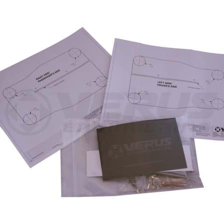 Verus Engineering Rear Diffuser Install Kit for S550 Ford Mustang Shelby GT350 [A0279A]