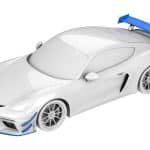 Ventus 2 Aero Package for 718 Porsche Cayman GT4 by Verus Engineering