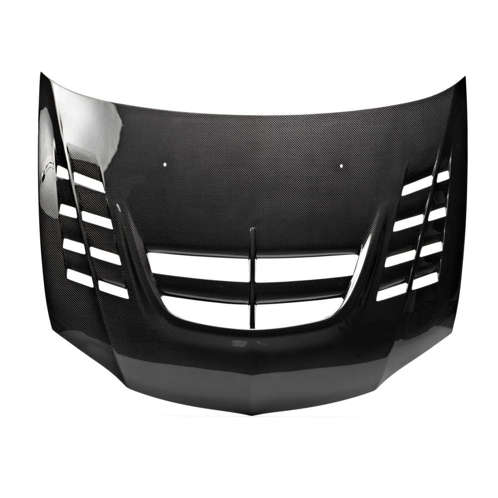 Voltex Dry Carbon GT Hood for the Mitsubishi Lancer Evolution VII, VIII and IX, full top view